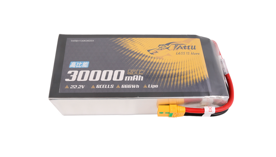 TATTU NMC811軟包30000mAh無人機電池